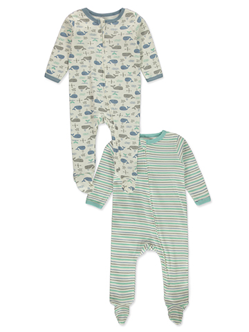 Duck Duck Goose Baby Boys' 2-Pack Footed Coveralls - CookiesKids.com