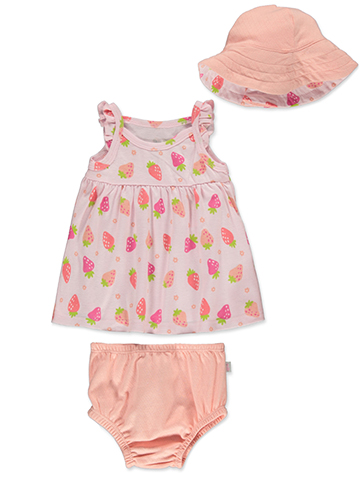 Duck Duck Goose Baby Girls' 3-Piece Dress Set Outfit - CookiesKids.com
