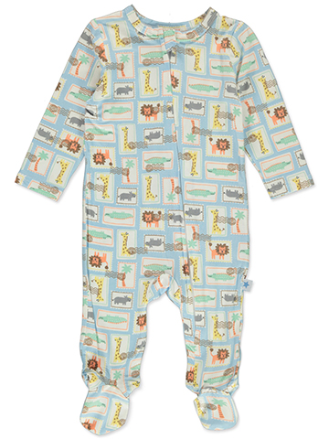 Millie & Myles Baby Boys' Jungle Footed Coveralls - CookiesKids.com