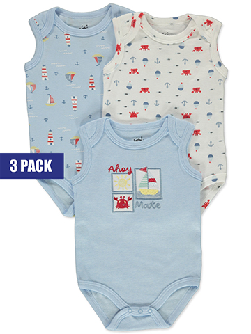 Millie & Myles Baby Boys' 3-Pack Bodysuits - CookiesKids.com