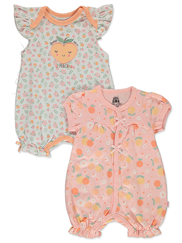 Millie & Myles Baby Girls' 2-Pack Rompers - CookiesKids.com