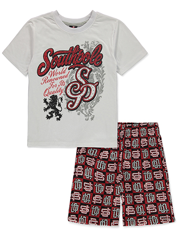 Southpole Boys' 2-Piece Shorts Set Outfit - CookiesKids.com