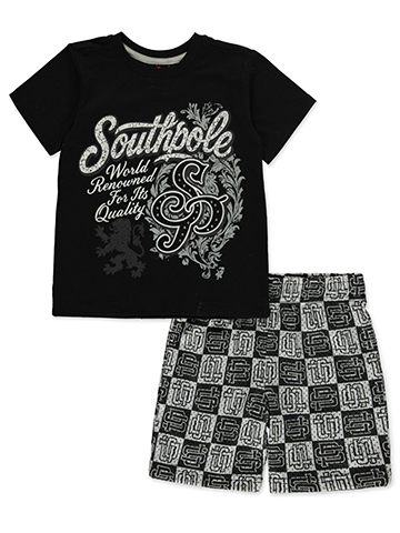 Southpole Boys' 2-Piece Shorts Set Outfit - CookiesKids.com