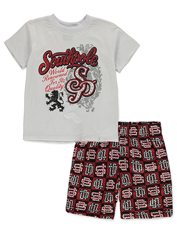 Southpole Boys' 2-Piece Shorts Set Outfit - CookiesKids.com