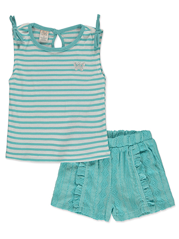 Real Love Girls' 2-Piece Shorts Set Outfit - CookiesKids.com