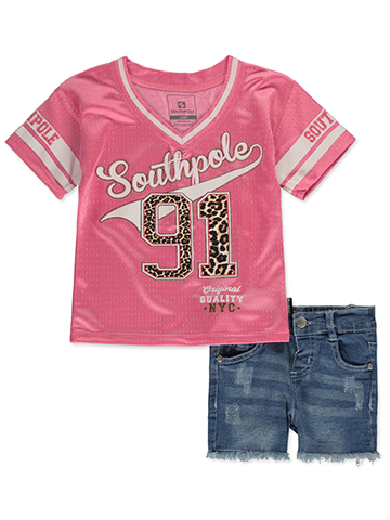 Southpole Baby Girls' 2-Piece Shorts Set Outfit - CookiesKids.com