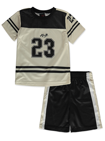 Quad Seven Boys' 2-Piece Basketball Shorts Set Outfit - CookiesKids.com