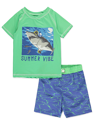 Boys' Summer Vibe Shark Swim Set - CookiesKids.com