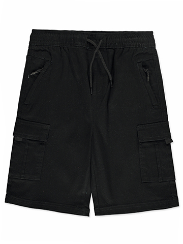 Quad Seven Boys' Woven Cargo Shorts with Drawstring Waist - CookiesKids.com