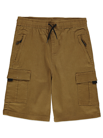 Quad Seven Boys' Woven Cargo Shorts with Drawstring Waist - CookiesKids.com