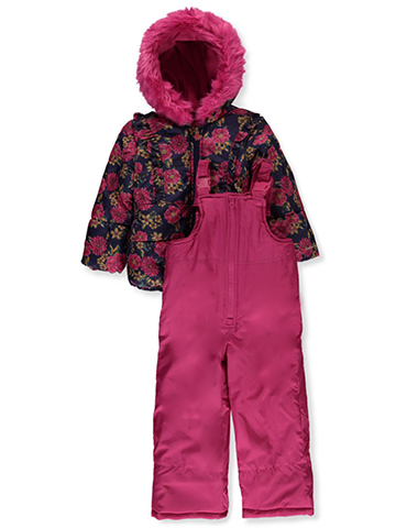 Girls snow deals suit set