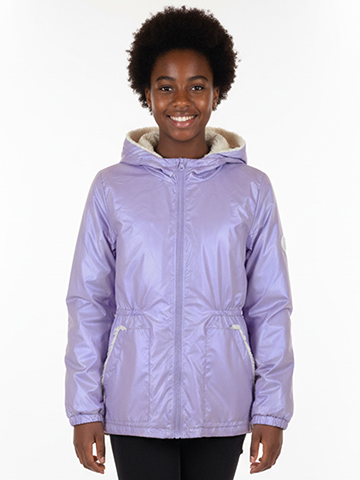 Jessica Simpson Girls' Sherpa Interior Jacket - CookiesKids.com