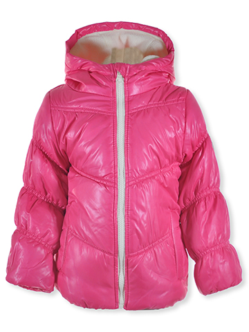 Weather Tamer Girls' Puffer Sherpa Jacket - CookiesKids.com