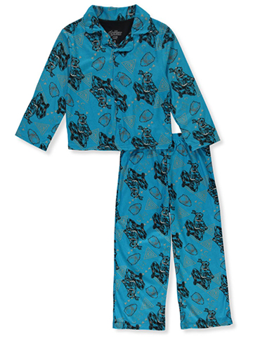 Marvel Avengers Boys' 2-Piece Coat Style Pajamas Set - CookiesKids.com