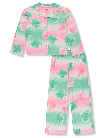Wicked Girls' 2-Piece Coat Style Pajama Set - CookiesKids.com