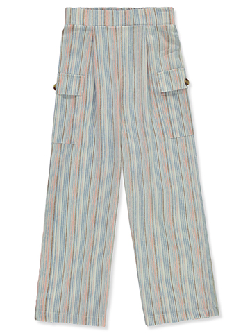 Amy Byer Girls' Striped Palazzo Pants - CookiesKids.com