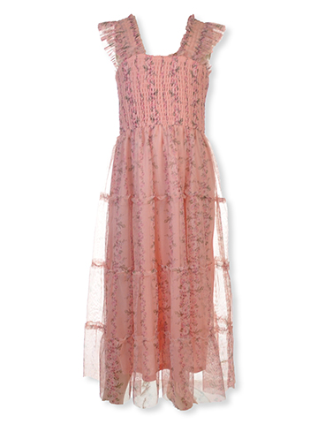 Amy Byer Girls' Tiered Ruffle Dress - CookiesKids.com