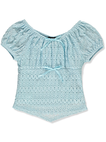 Iz Girl Girls' V-Hem T-Shirt Top - CookiesKids.com