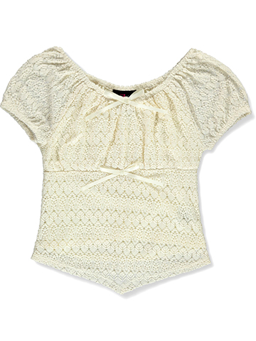 Iz Girl Girls' V-Hem T-Shirt Top - CookiesKids.com