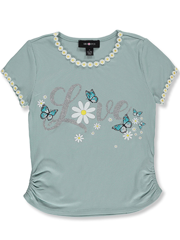 Amy Byer Girls' Butterfly T-Shirt - CookiesKids.com