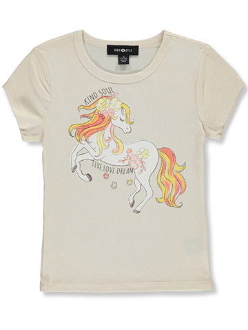 Amy Byer Girls' Unicorn T-Shirt - CookiesKids.com
