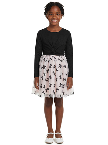 Amy Byer Girls' Bow Dress - CookiesKids.com
