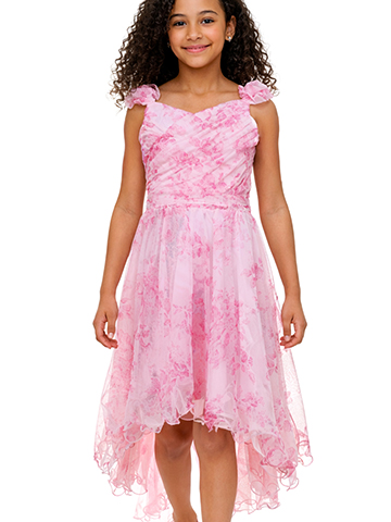 Amy Byer Girls' Rose Hi-Low Dress - CookiesKids.com