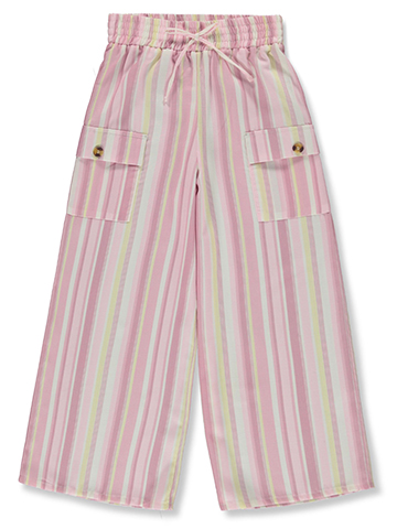 Amy Byer Girls' Wide Leg Cargo Pants - CookiesKids.com