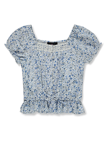 Amy Byer Girls' Floral Top - CookiesKids.com