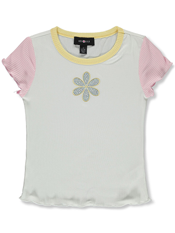Amy Byer Girls' Gem Flower T-shirt - CookiesKids.com