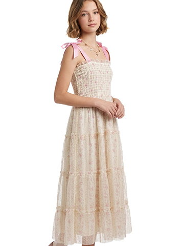 Amy Byer Girls' 2-Piece Dress Charm Necklace Set Outfit - CookiesKids.com