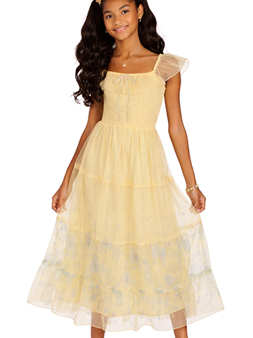 Amy Byer Girls' Tiered Illusion Dress - CookiesKids.com