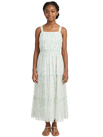 Amy Byer Girls' Tiered Flower Dress - CookiesKids.com