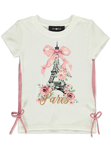 Amy Beyer Paris Eiffel Tower Graphic Tee - CookiesKids.com