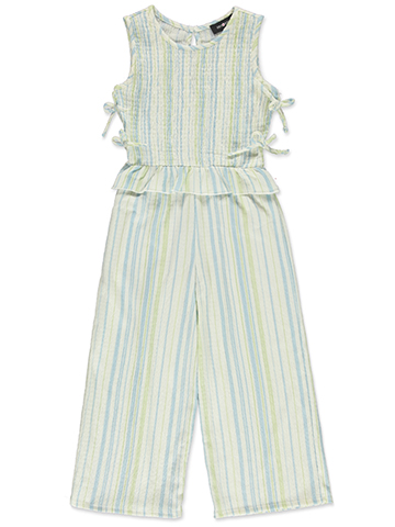 Amy Beyer Striped Tie-Side Jumpsuit - CookiesKids.com