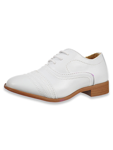Jodano Collection Boys’ Triple Stitch Dress Shoes (Sizes 5 – 8) - CookiesKids.com