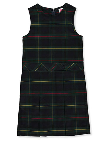 A+ Girls' Bib Front Jumper School Uniform - CookiesKids.com