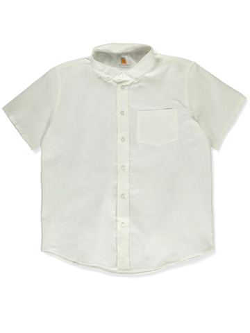 A+ Men's S/S Oxford Button-Down Shirt - CookiesKids.com