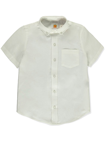 A+ Boys' S/S Oxford Button-Down Shirt - CookiesKids.com