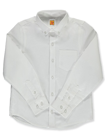 A+ Men's L/S Oxford Button-Down Shirt - CookiesKids.com