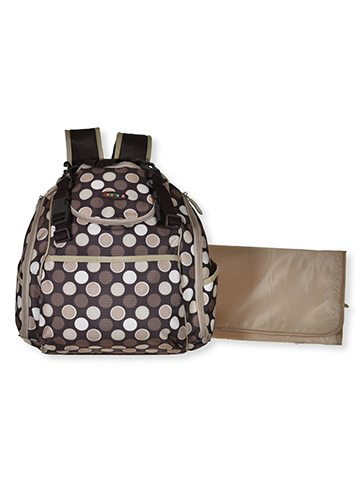Colorland Polka Dot Diaper Backpack Set with Changing Pad - CookiesKids.com