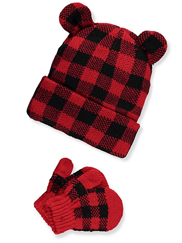 Astor Accessories Boys' 2-Piece Mittens With Hat Set - CookiesKids.com