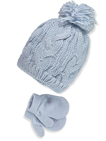 Astor Accessories Infants' 2-Piece Mittens With Hat Set - CookiesKids.com