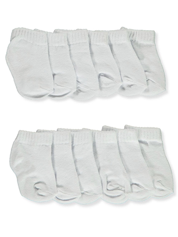 Luvable Friends Unisex Baby 6-Pack No-Show Socks - CookiesKids.com
