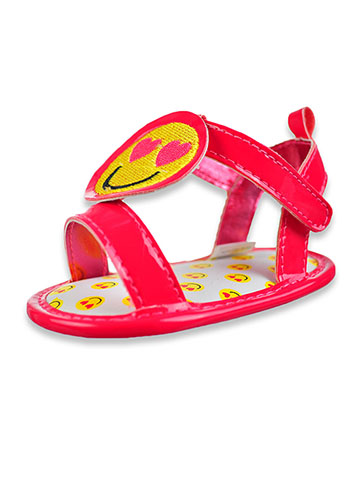 Stepping Stones Baby Girls' Emoji Sandals - CookiesKids.com