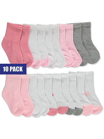 Stepping Stones Baby Girls' 10-Pack Socks - CookiesKids.com