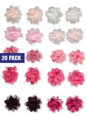 Stepping Stones Baby Girls' 20-Pack Hair Clips - CookiesKids.com