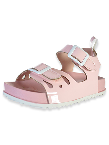 First Steps Baby Girls' Patent Leather Sandals - CookiesKids.com