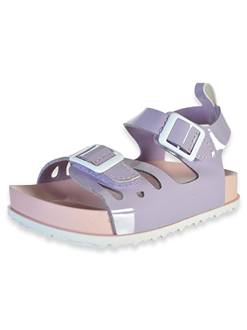 First Steps Baby Girls' Patent Leather Sandals - CookiesKids.com