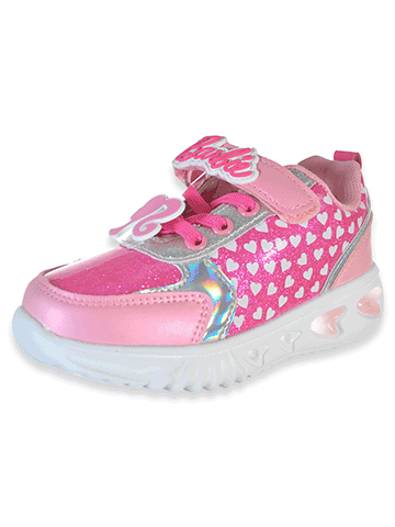 Barbie Girls' Charmed Glitter Sneakers - CookiesKids.com